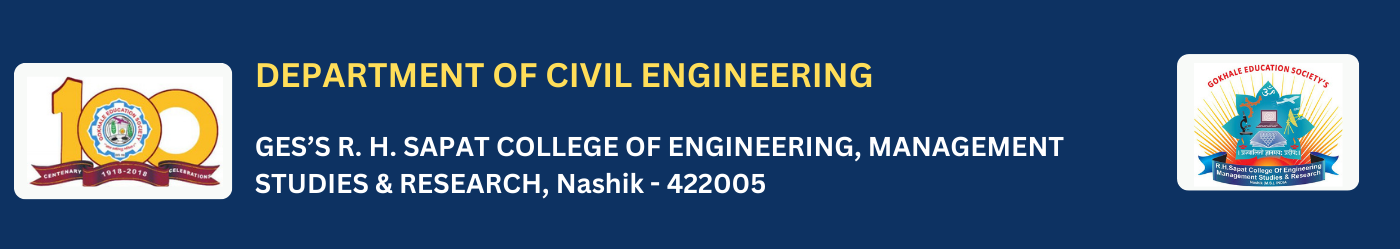 R. H. Sapat College Of Engineering, Management Studies And Research | Civil Engg.